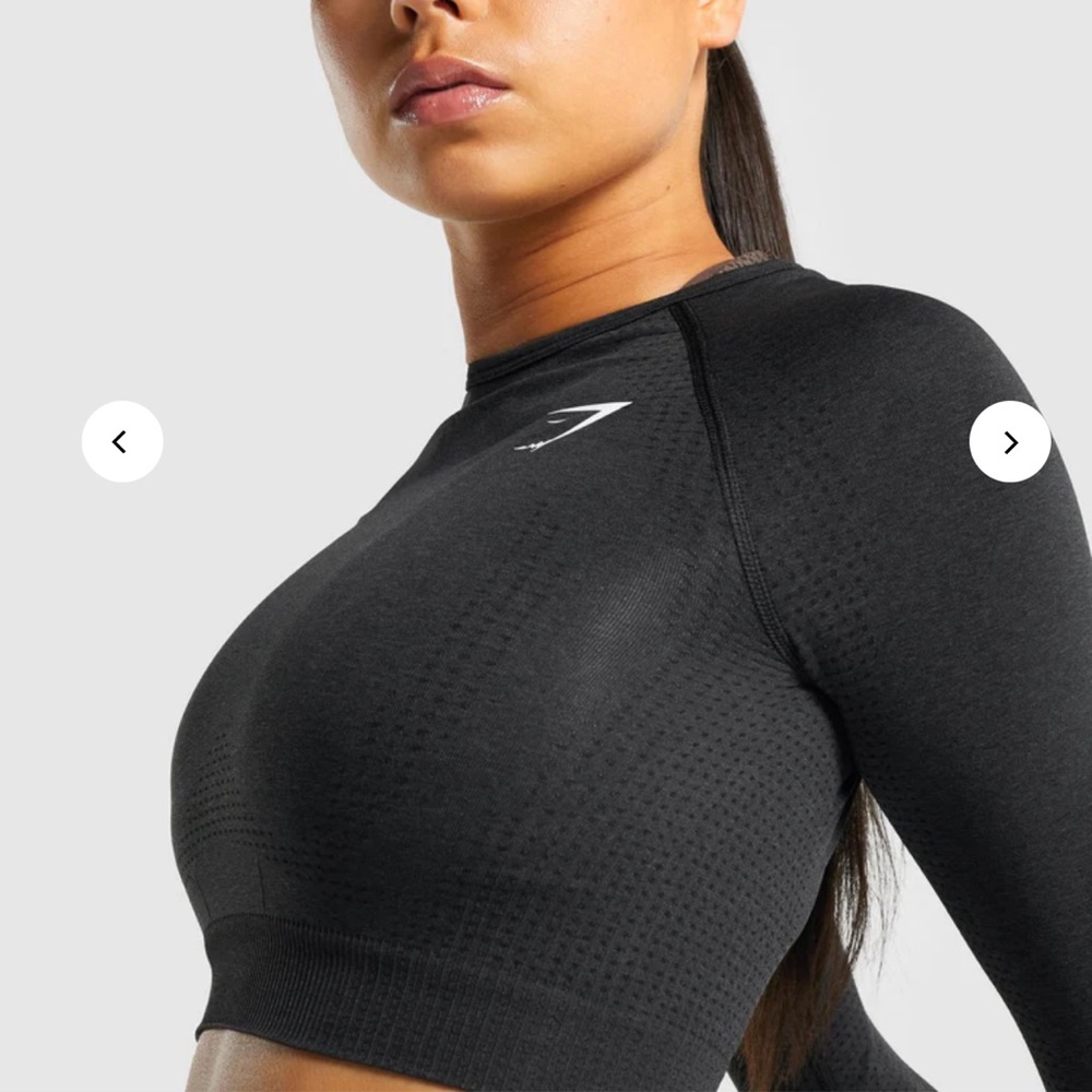 VITAL SEAMLESS 2.0 LONG SLEEVE CROP TOP